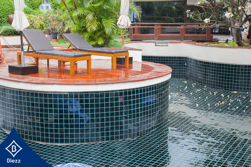 swimming pool tiles hotel
